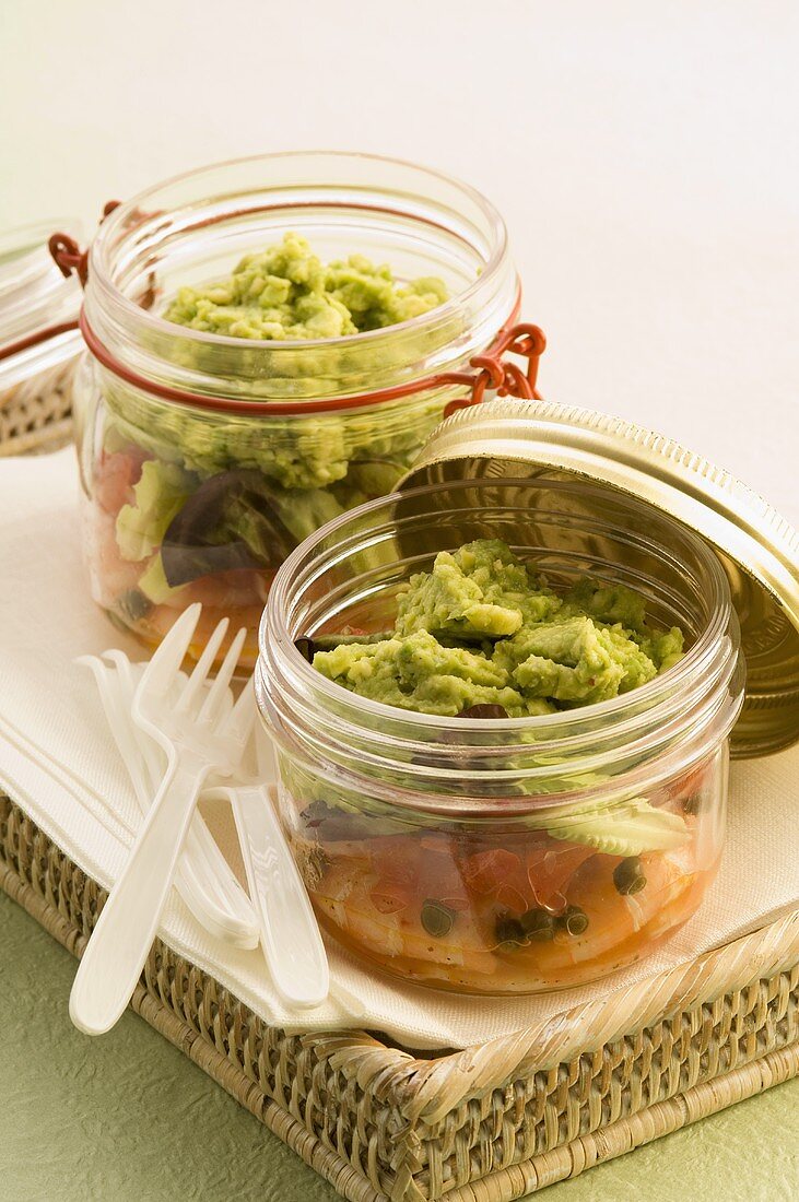 Garnelen-Avocado-Salat