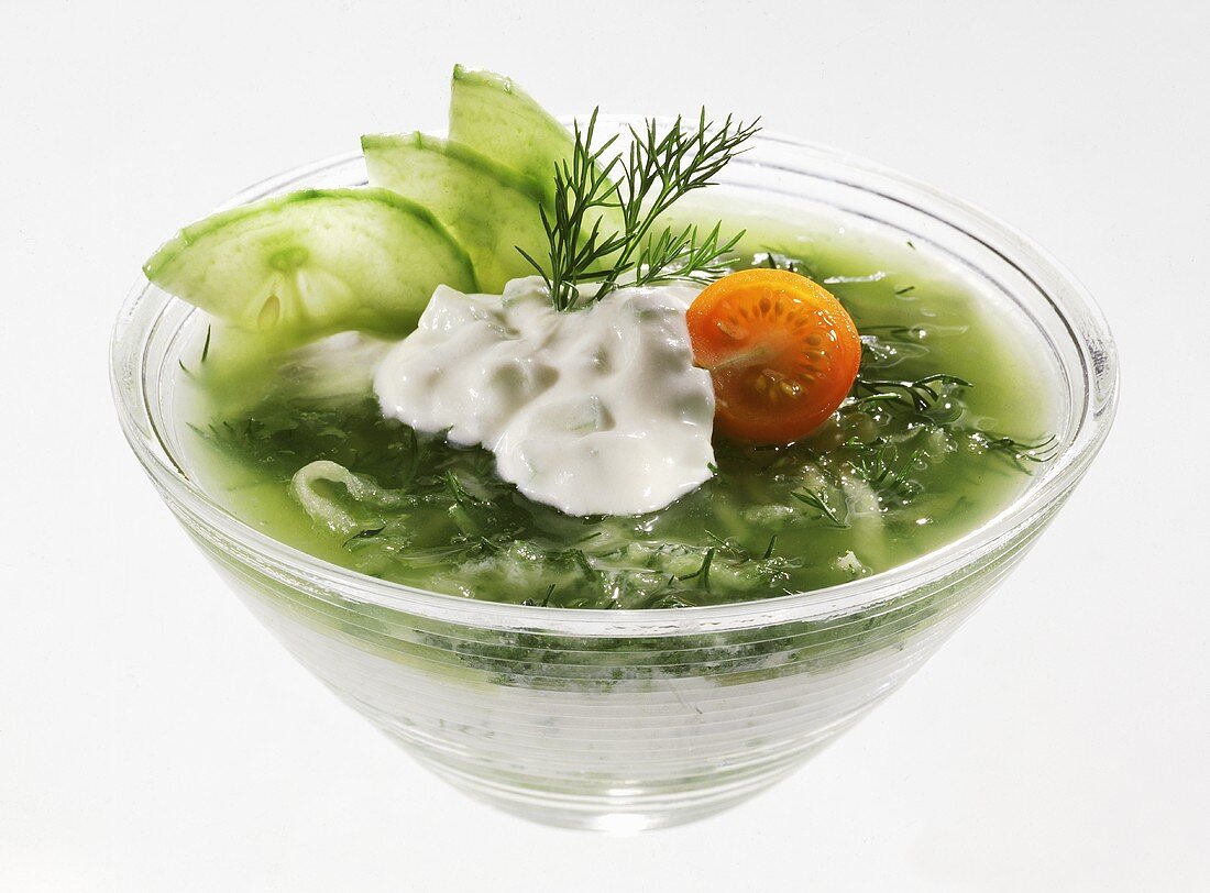 Cold Cucumber Soup