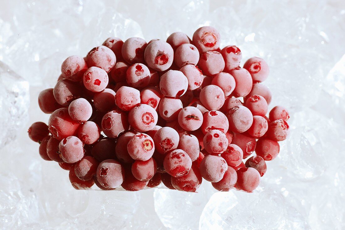 Frozen cranberries