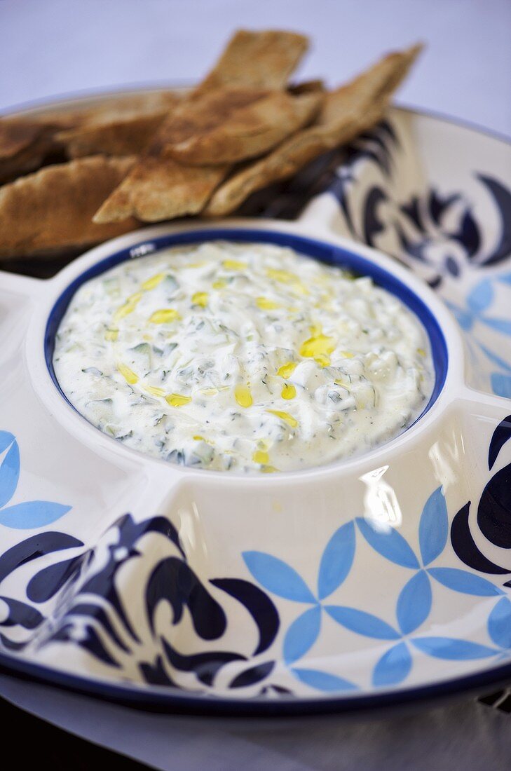 Tzatziki (Gurkenjoghurt, Griechenland)