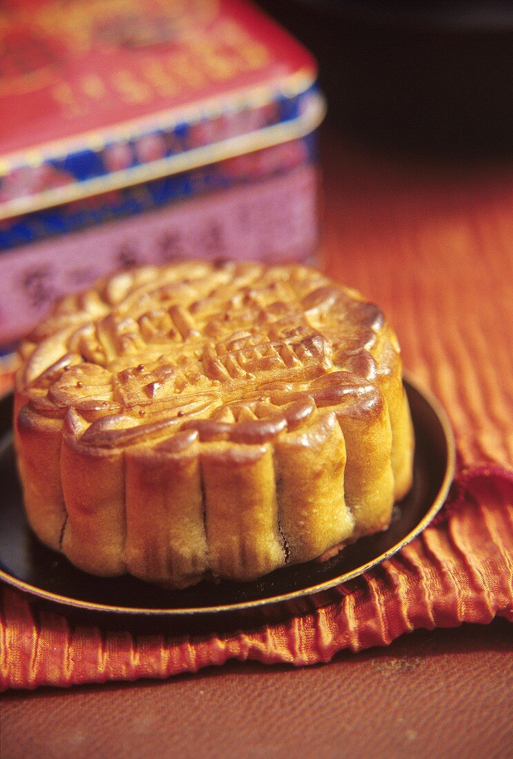 Mid-autumn moon cake (Chinesischer Festtagskuchen)