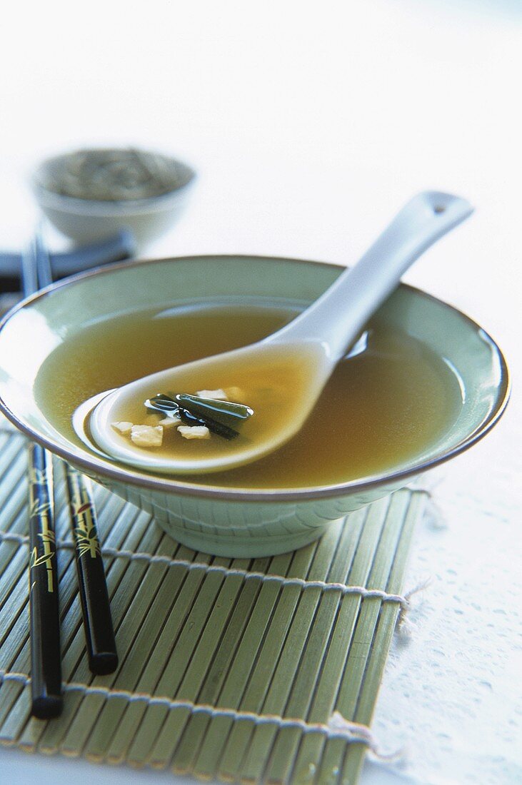 Miso soup with tofu