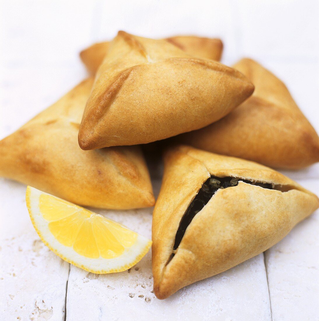 Samosas (small pasties with spicy filling, India)