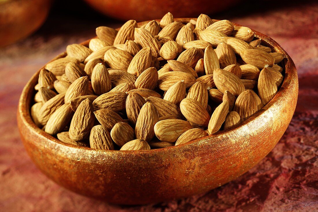 Almonds in a bowl