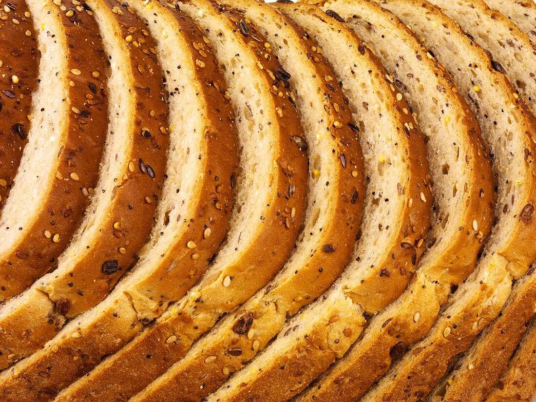 Slices of wholemeal bread