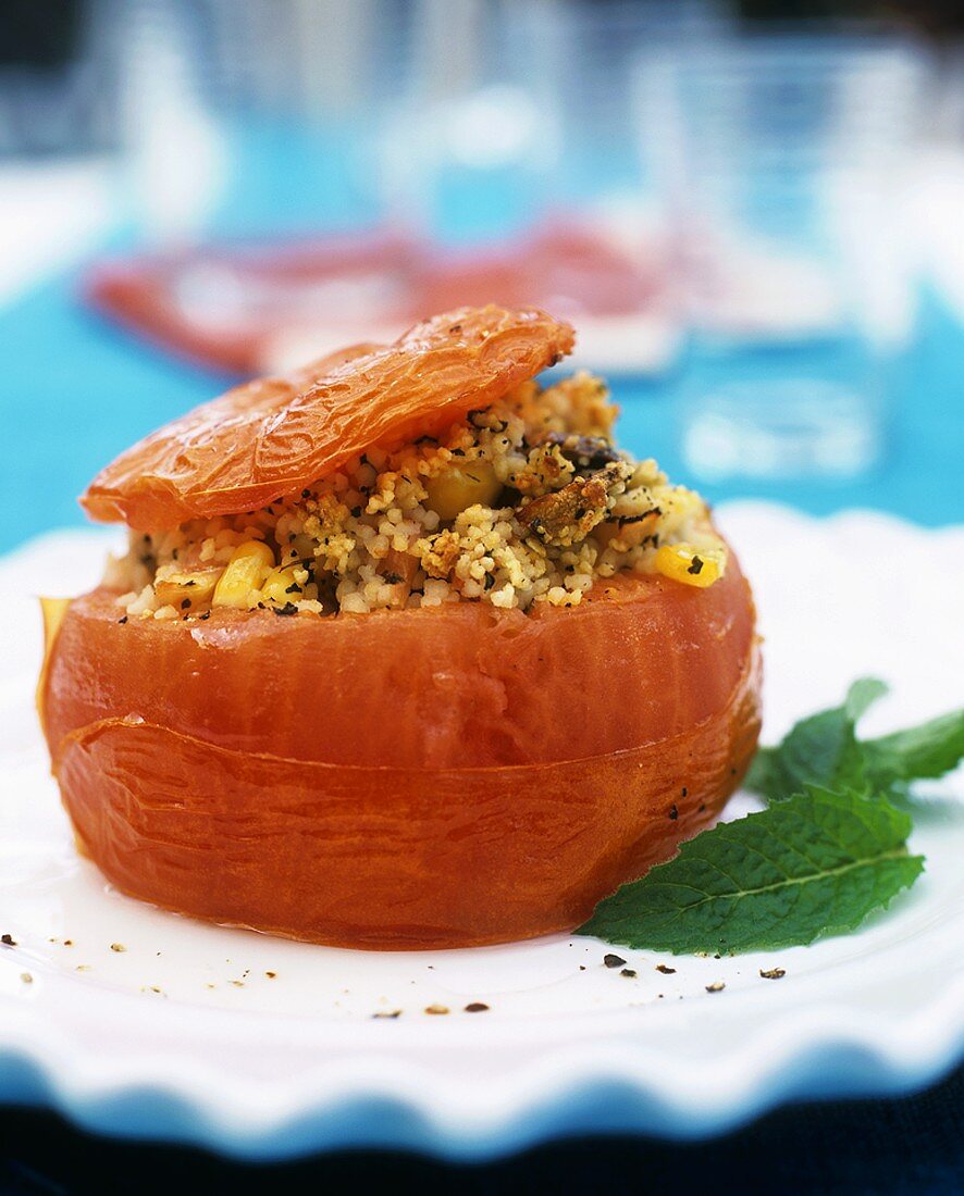 Baked beefsteak tomatoes