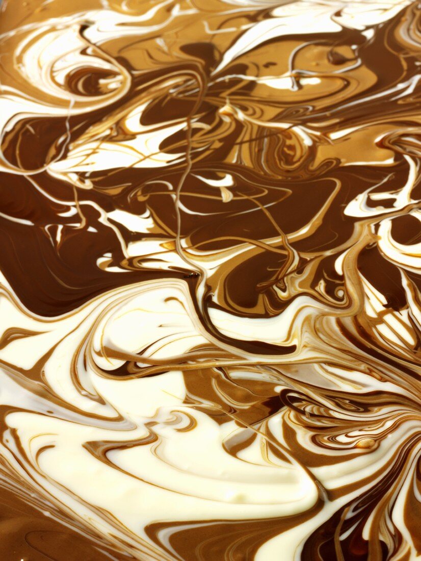 Marbled chocolate (full-frame)