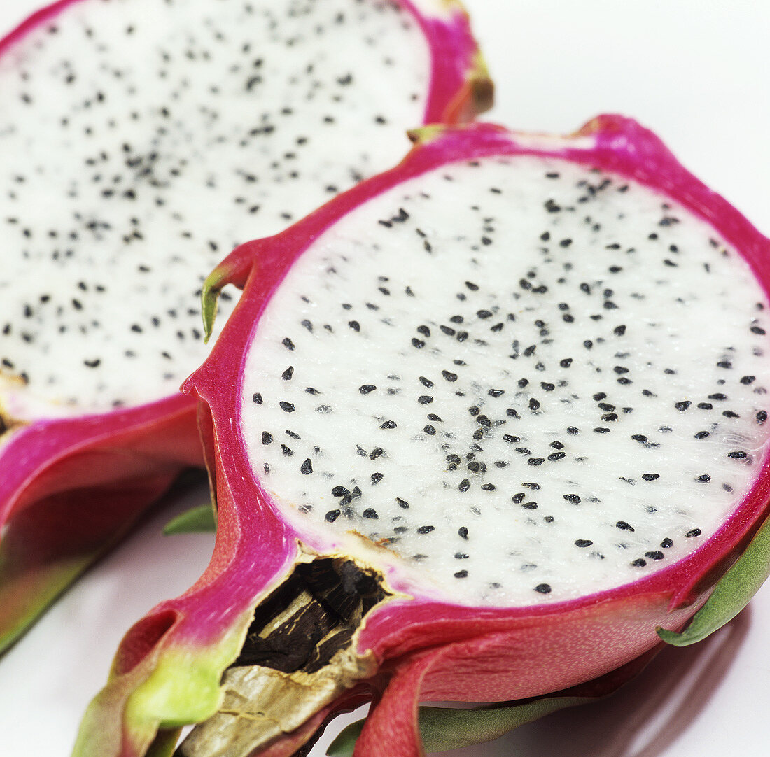 Halbierte Pitahaya