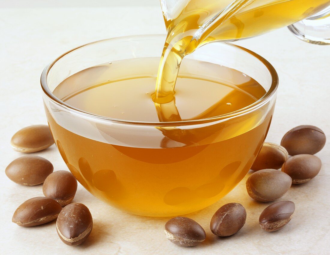 Argan oil and argan nuts