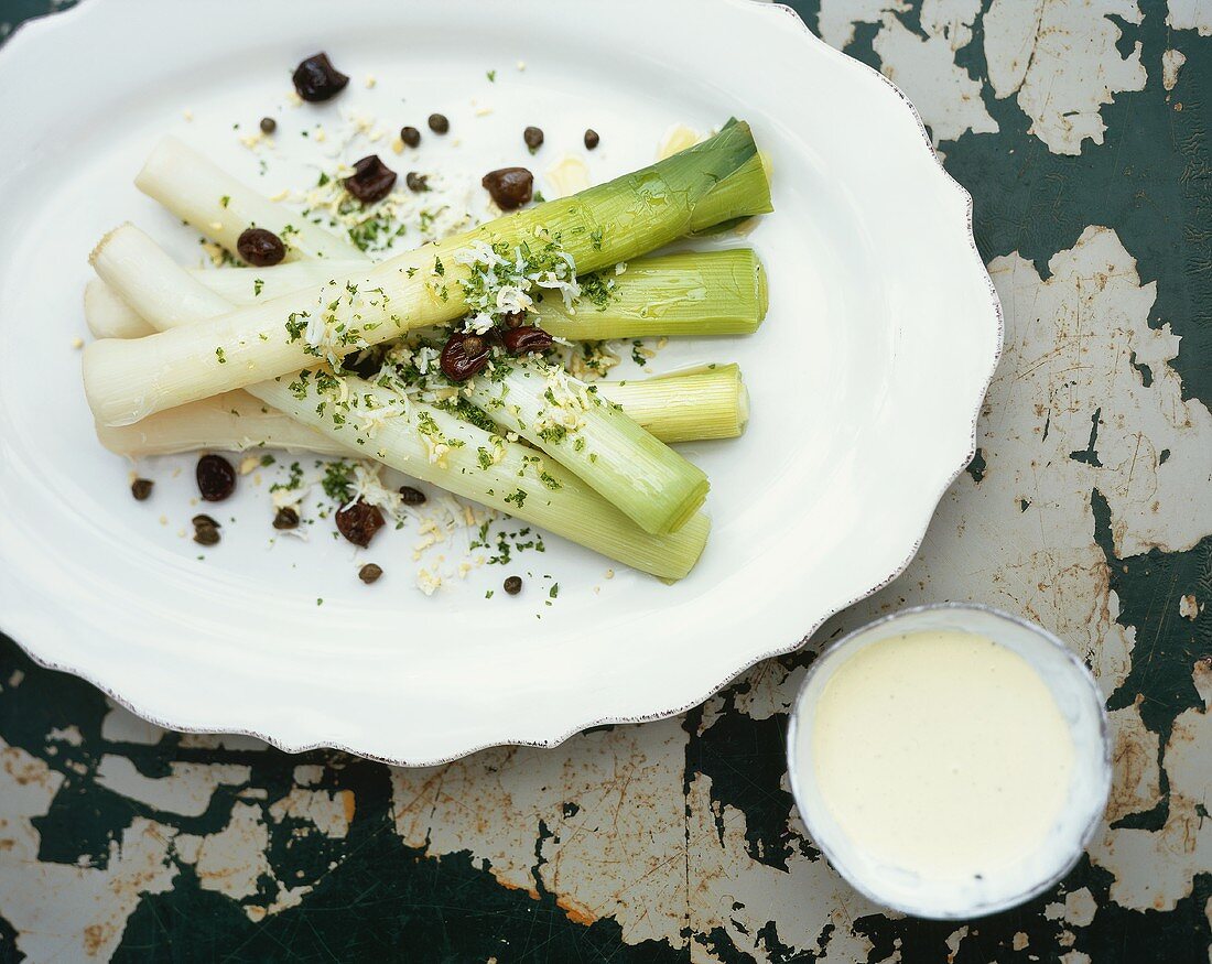 Lauch mit Vinaigrette