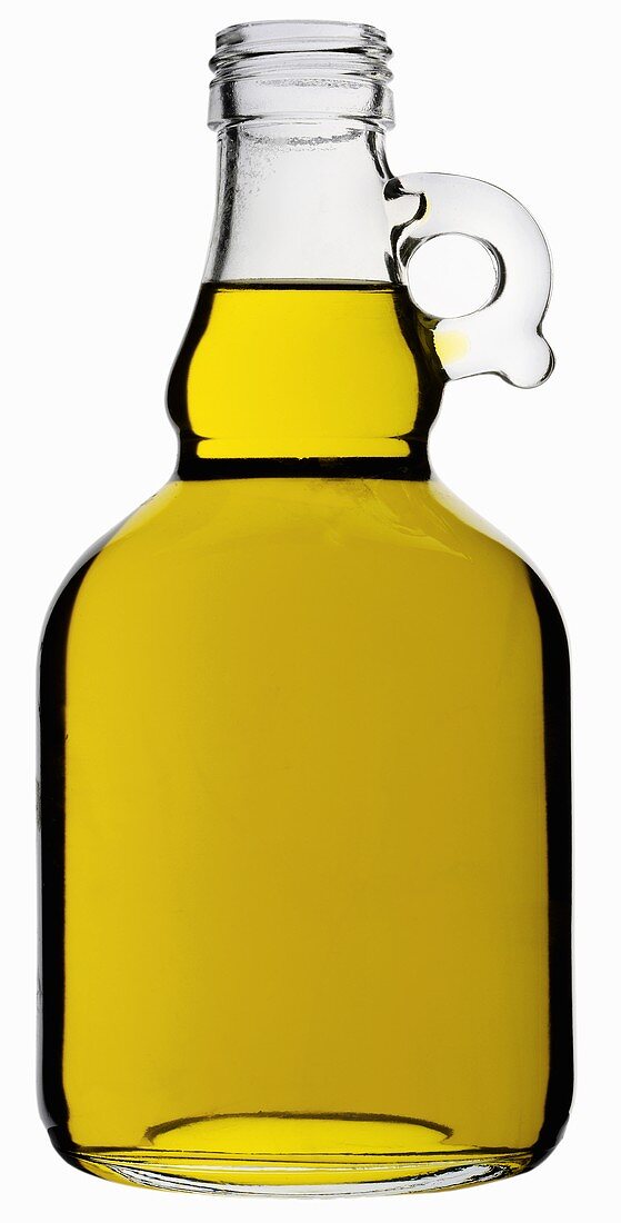 Olive oil in a bottle
