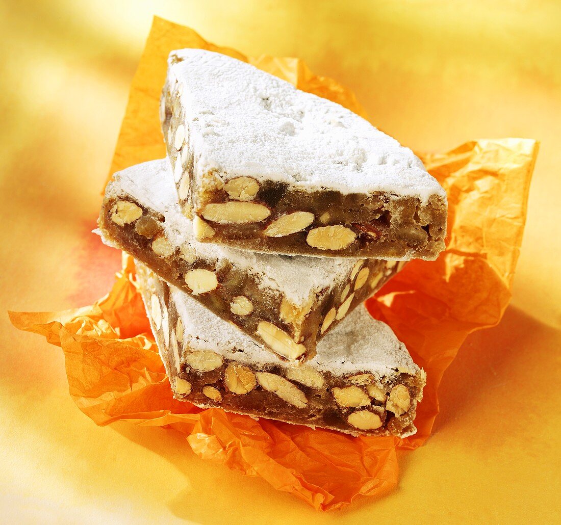 Panforte di Siena (Früchtebrot mit Nüssen, Toskana)