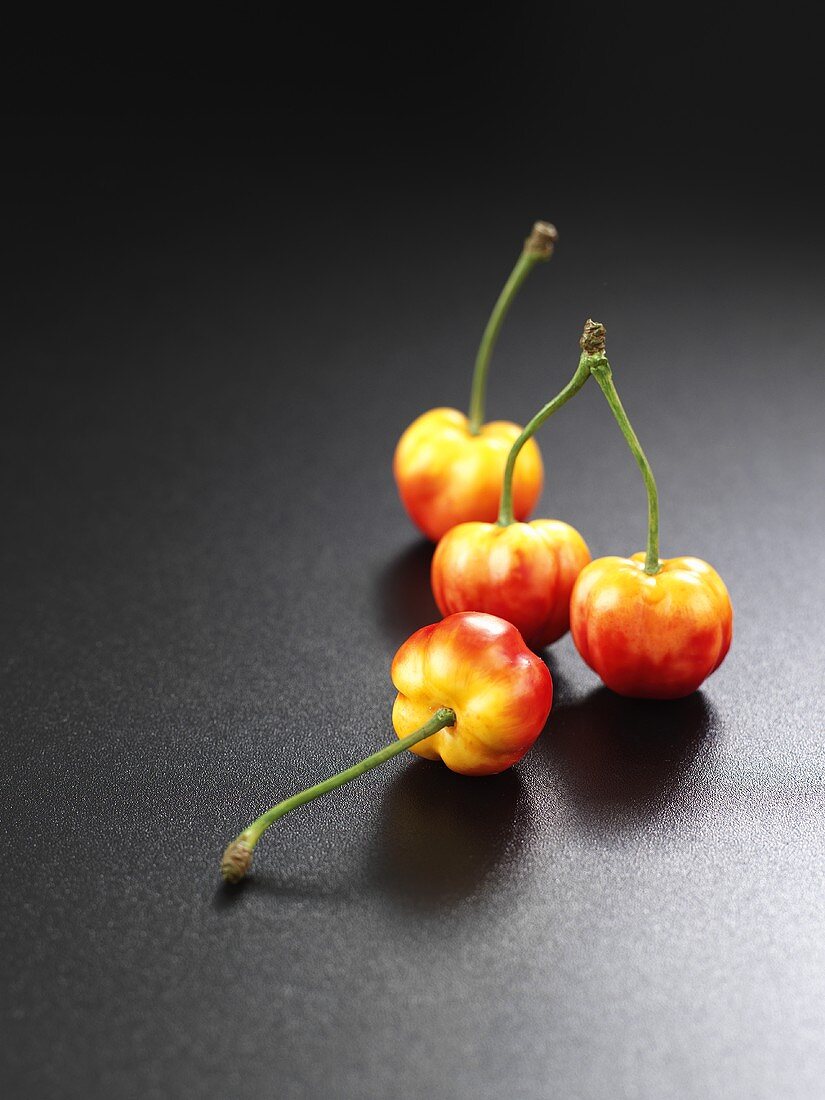 Four Acerola cherries