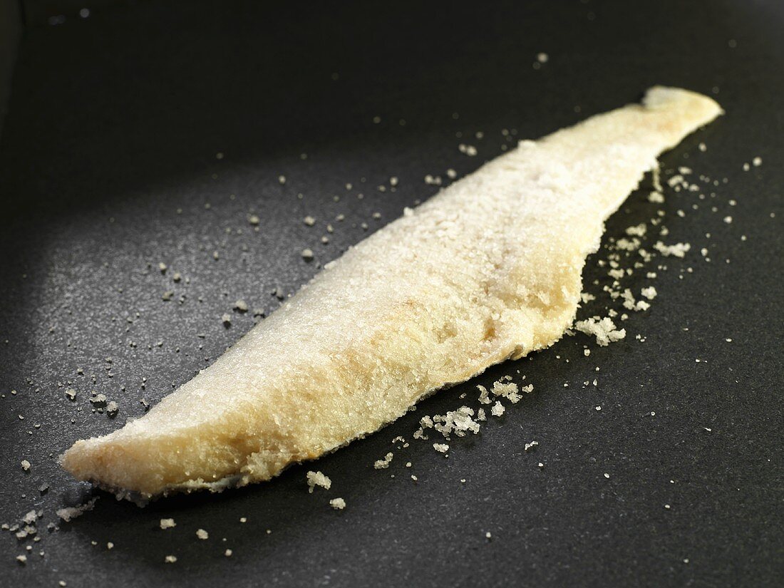 Salted cod fillet