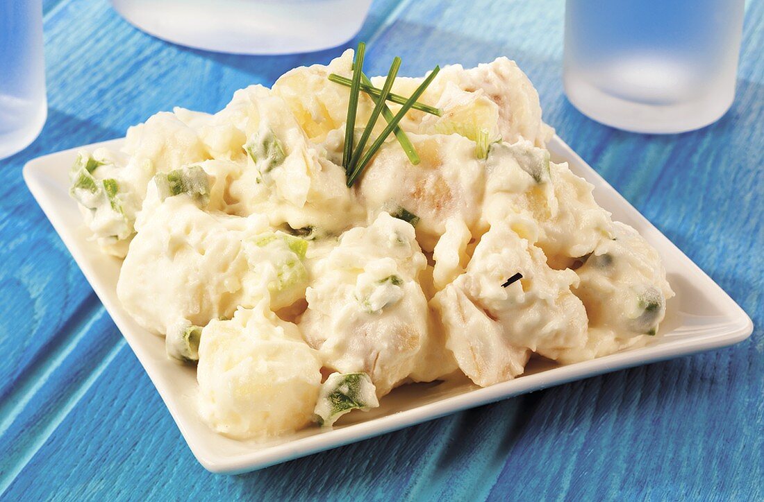 Kartoffelsalat mit Mayonnaise