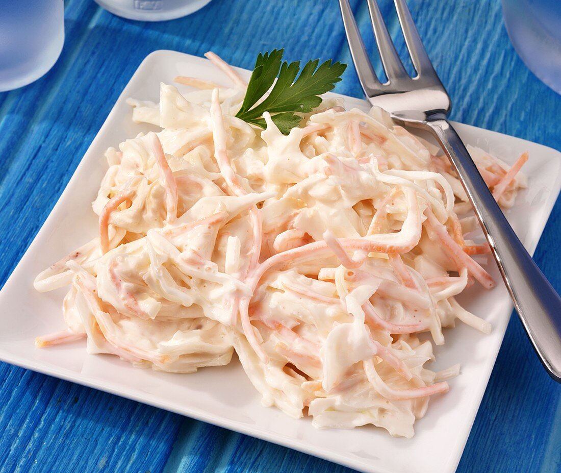 Coleslaw with mayonnaise (USA)