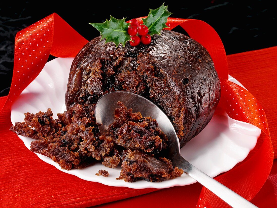 Weihnachtlicher Plumpudding