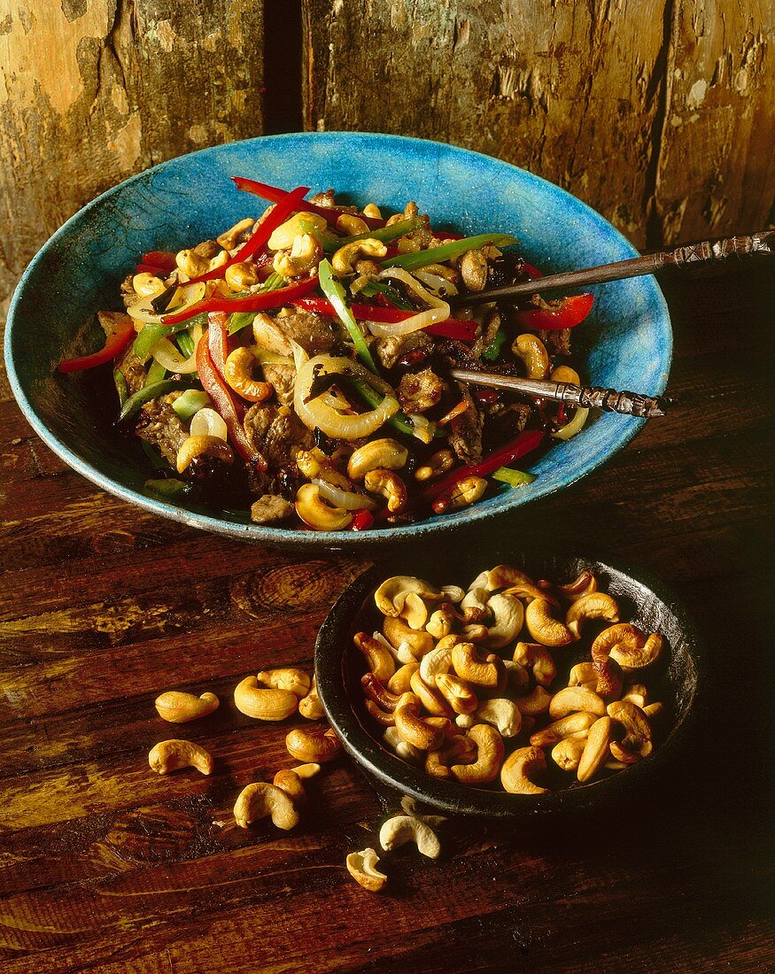 Beef with cashew nuts (Thailand)