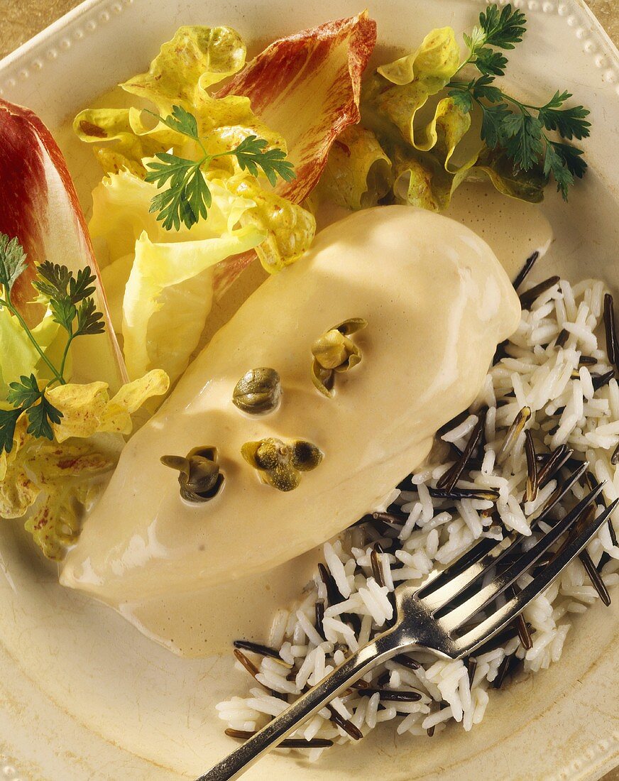 Pollo Tonnato (Hähnchenbrust mit Thunfischsauce)