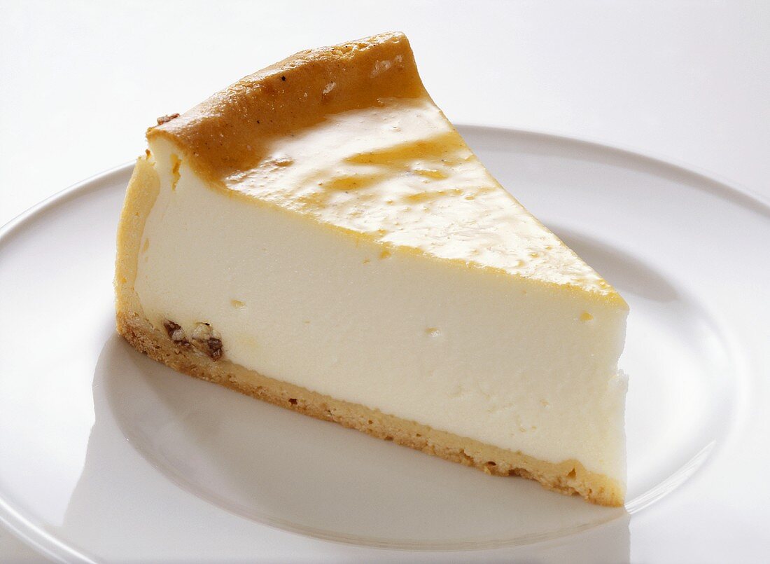 A piece of cheesecake