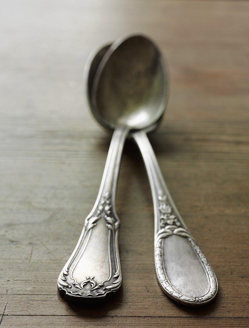 Two antique spoons