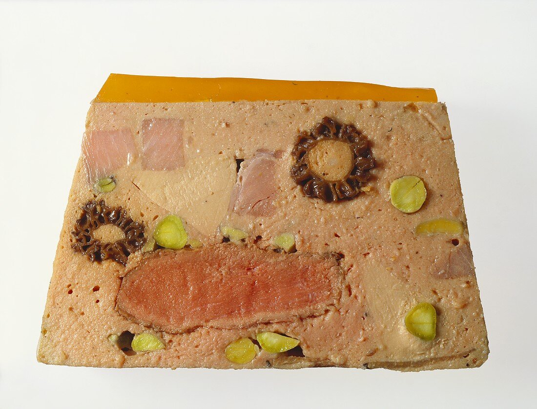 Eine Scheibe Entenbrustterrine