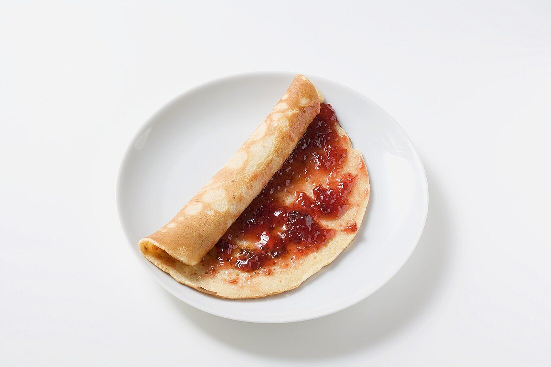 Pancake with jam
