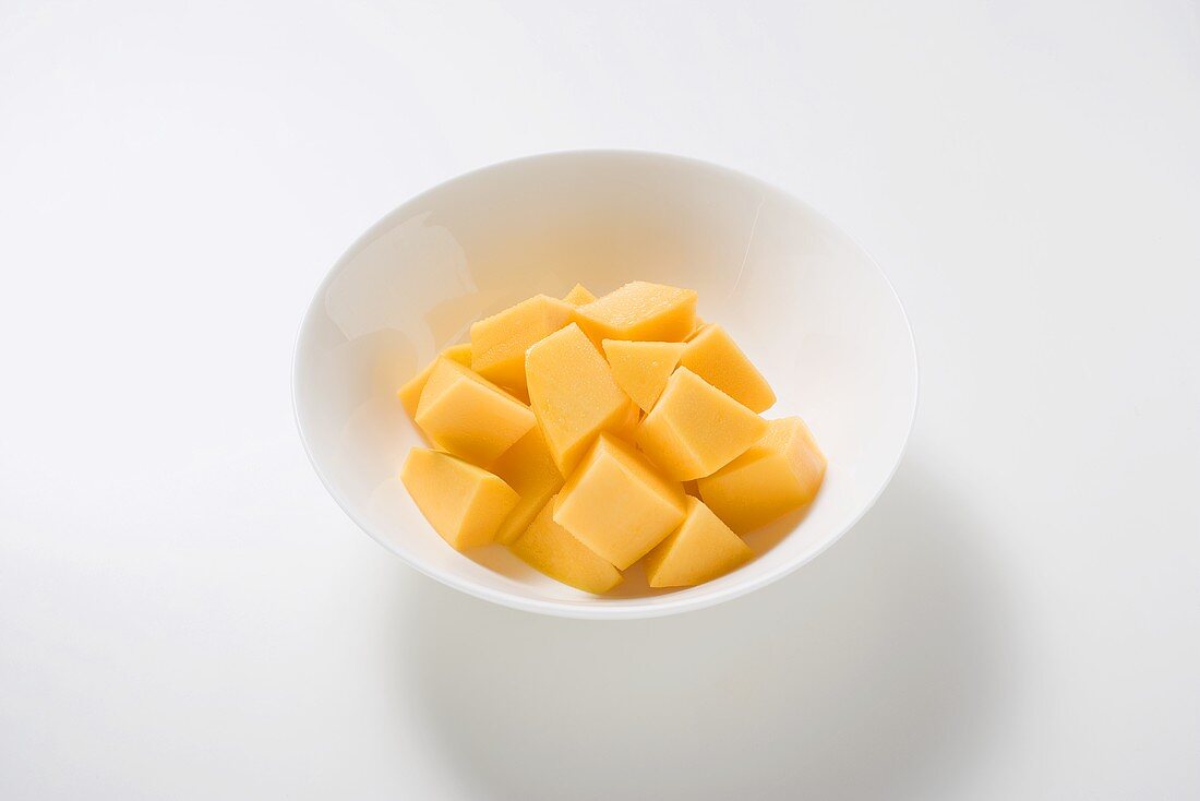 Mango, peeled and diced