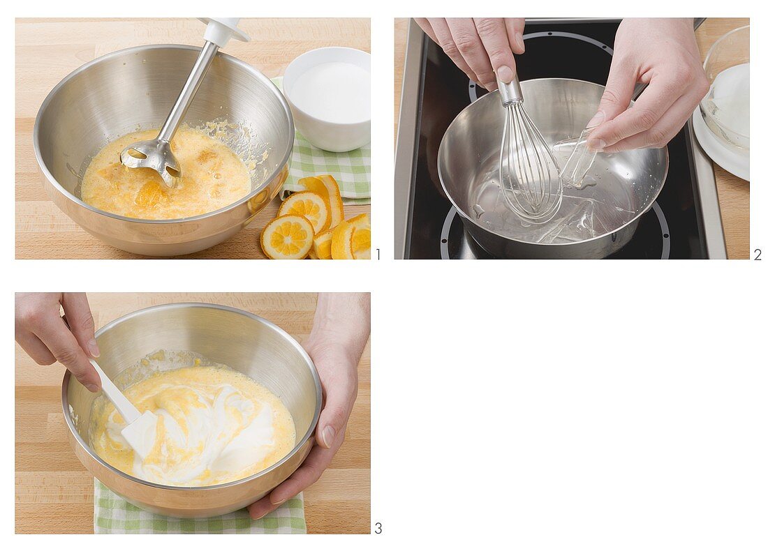 Making orange cream