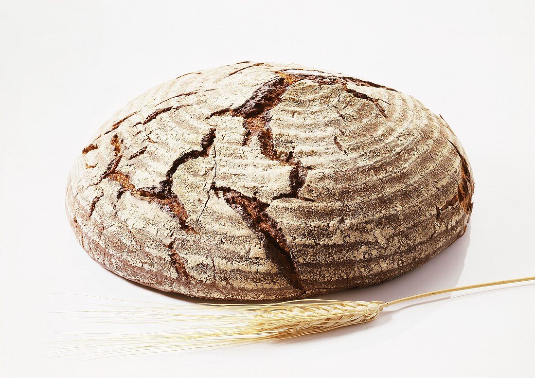 A Loaf of Coarse Rye Bread
