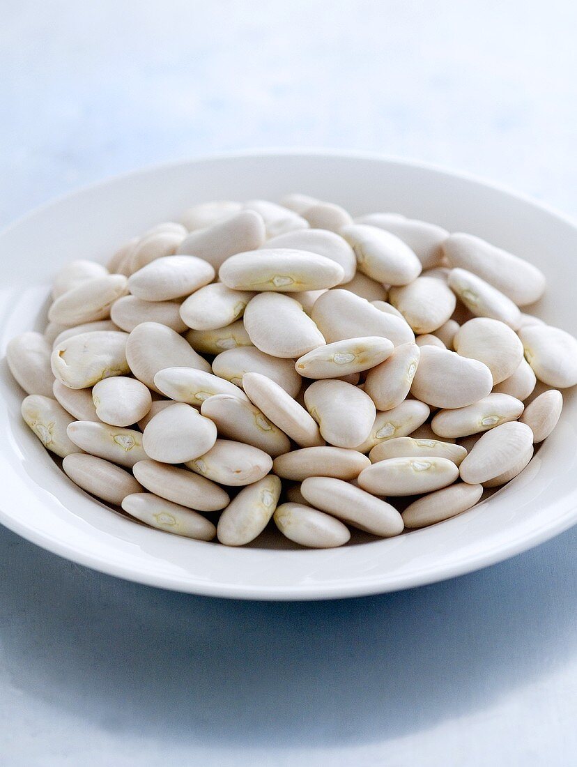White beans on a plate