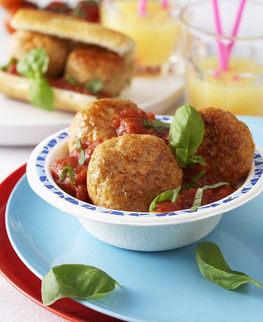 Fleischbällchen in Tomatensauce