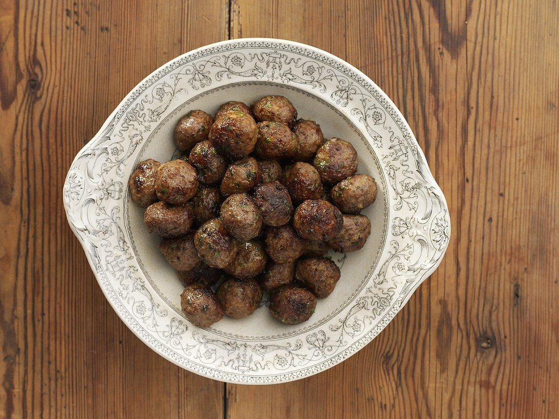 Köttbullar (Fleischbällchen, Schweden)