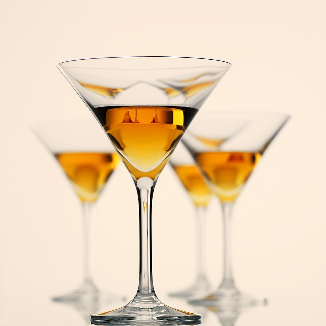 Several glasses of Martini