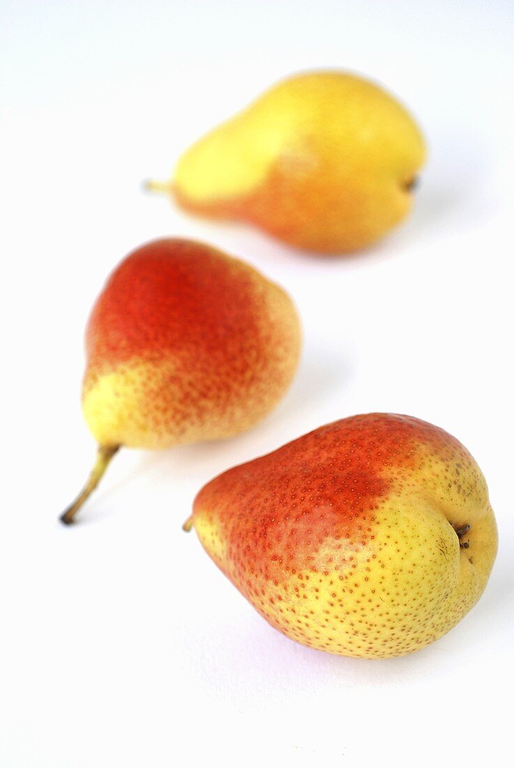 Three Forelle pears