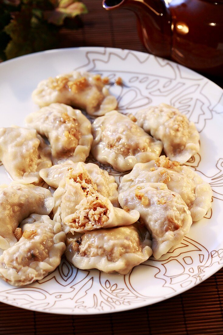 Buckwheat ravioli