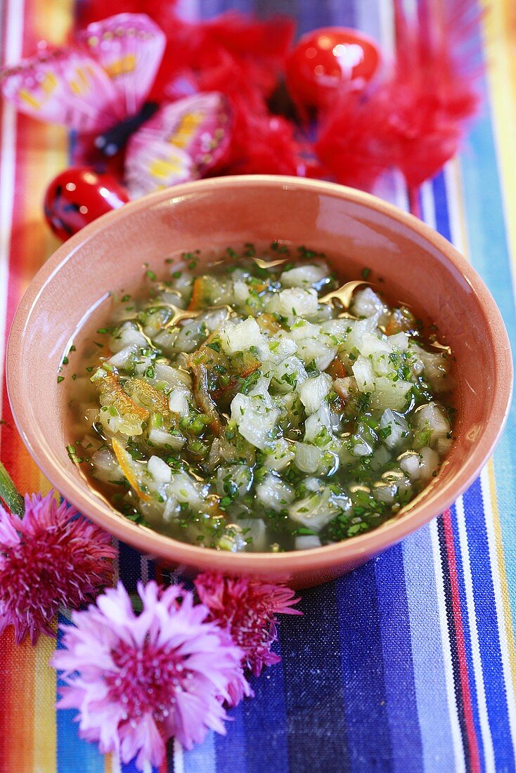 Pineapple salsa (Mexico)