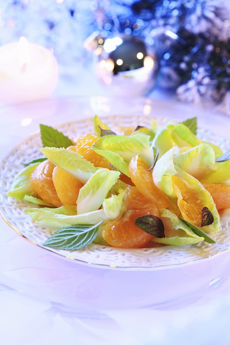 Chicorée-Mandarinen-Salat