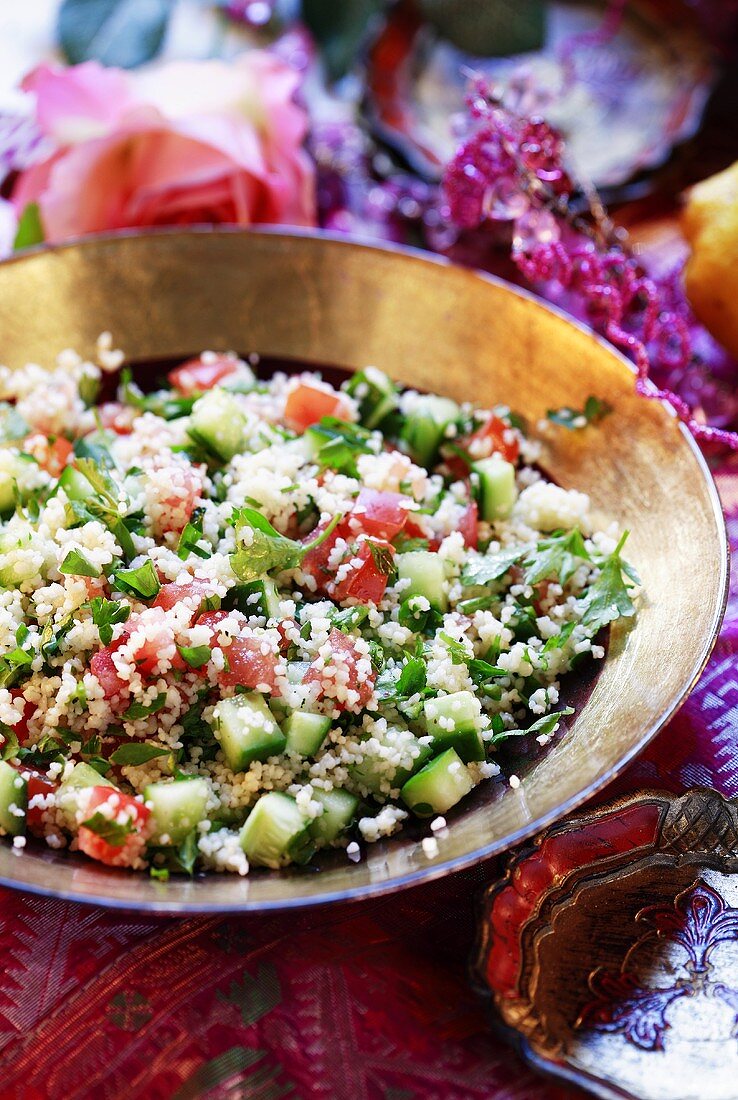 Gemüsesalat mit Couscous