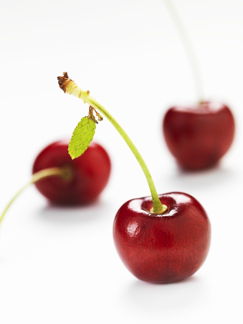 Three cherries (close-up)