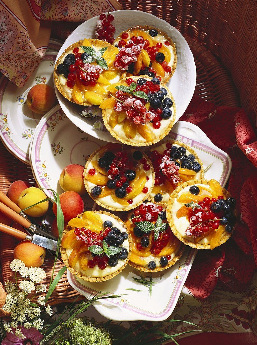 Apricot Tartlet with Berries