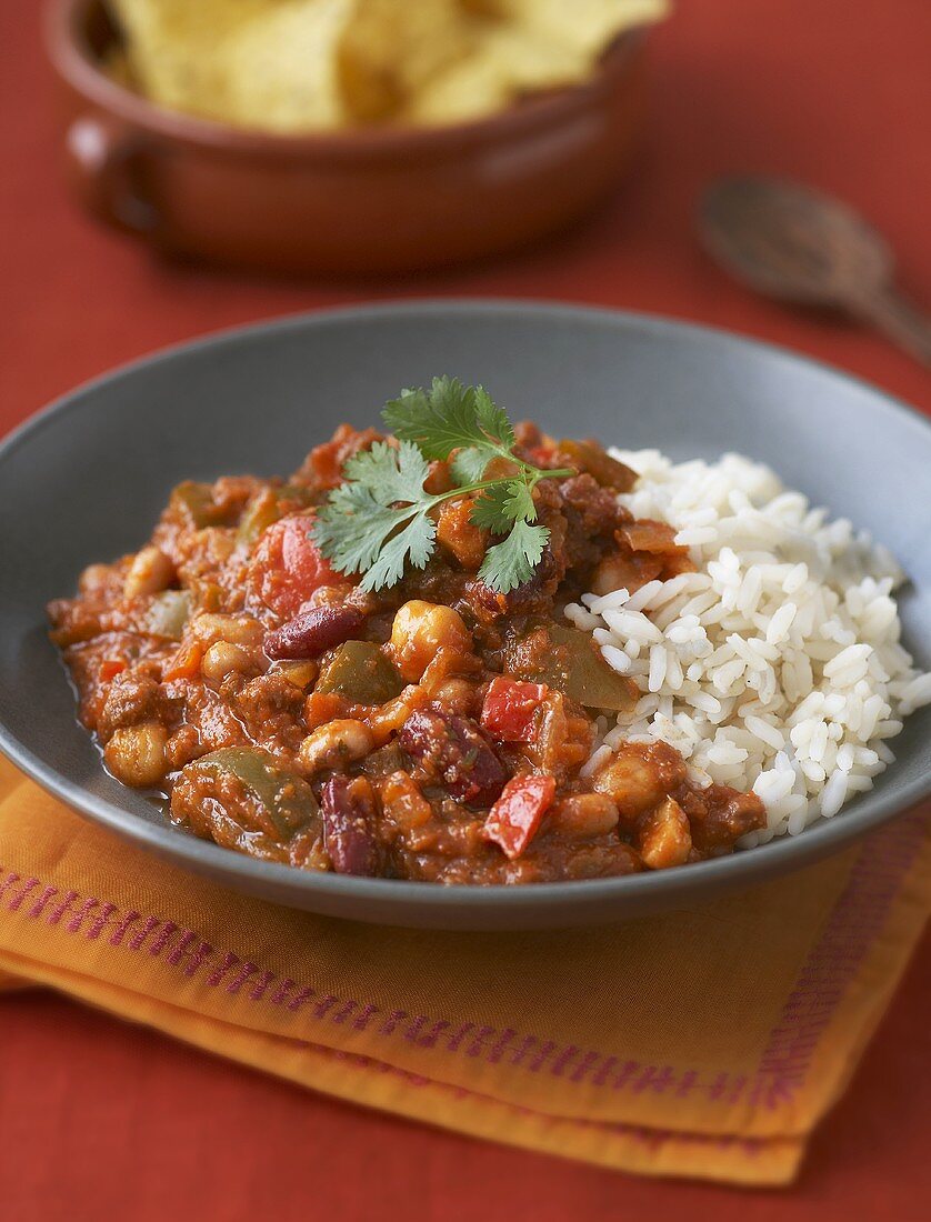 Chili sin Carne (vegetarisches Chili)