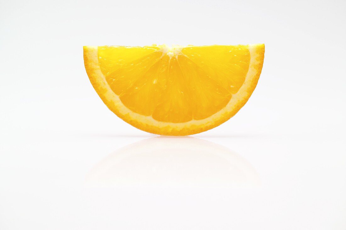 Half a slice of orange