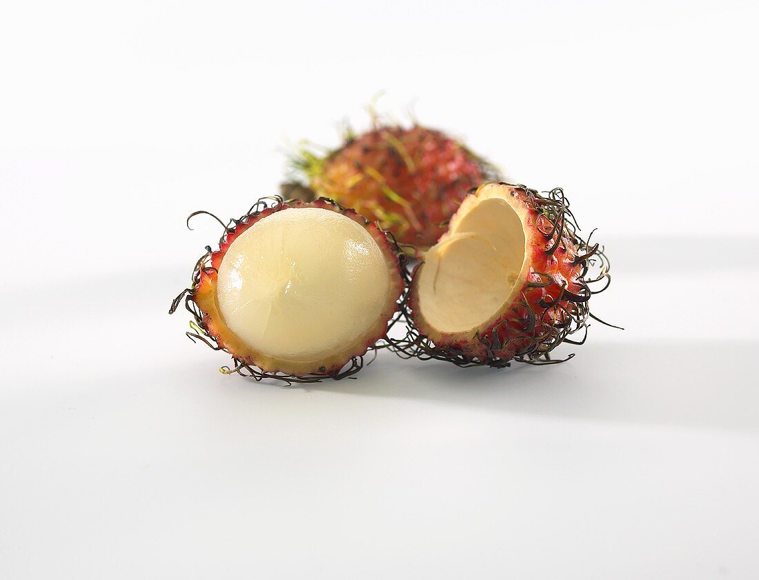 Rambutan, aufgeschnitten