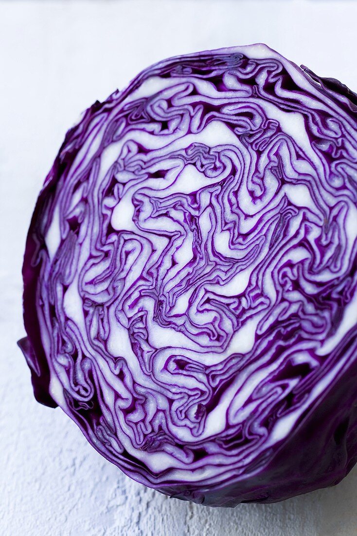 Half a red cabbage