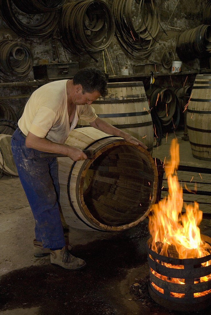 Böttcher bei der Arbeit, Toaneria Coelho, Portugal