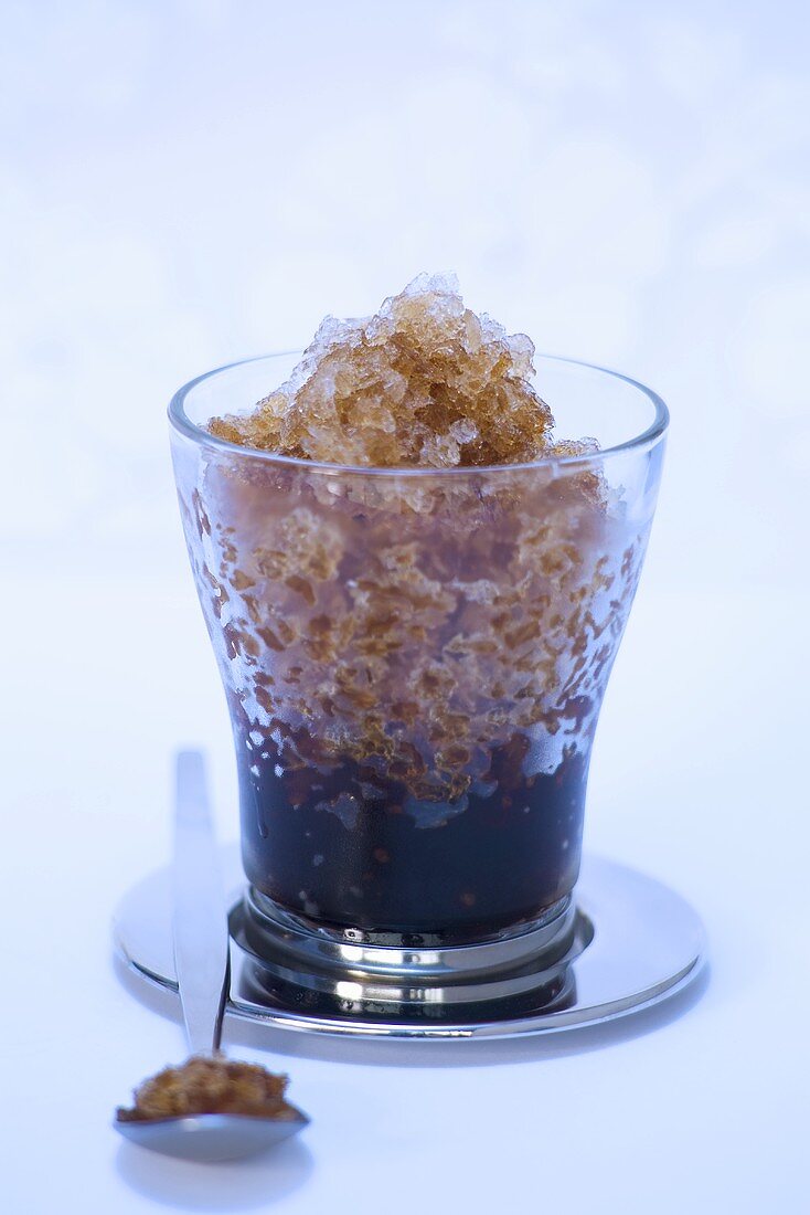 Coffee granita