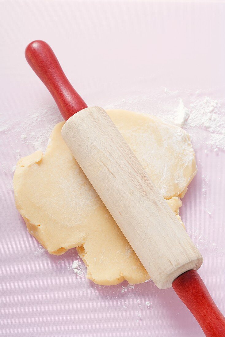 Pastry with rolling pin