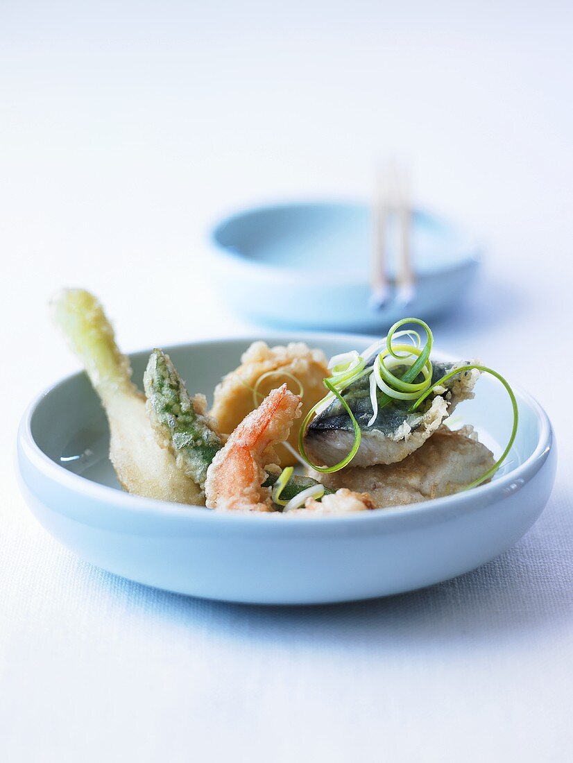 Fish and prawn tempura (Japan)