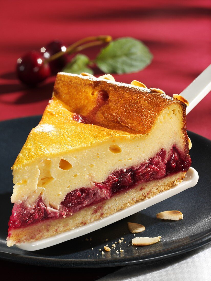 Cherry cheesecake